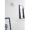Applique ovale design blanche Eliot