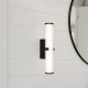 Applique murale moderne LED métal et verre Clamp