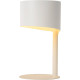 Lampe à poser vintage en métal blanc Estelle