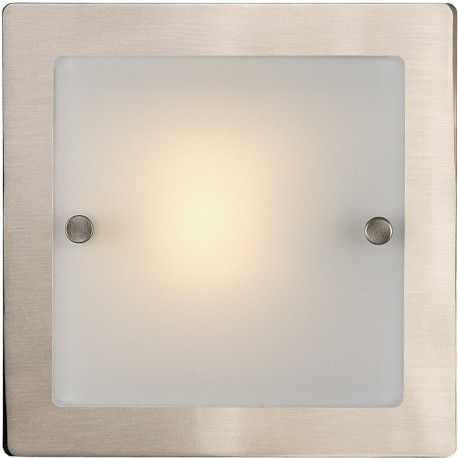 Applique carrée moderne plate en verre Linette