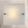 Applique carrée moderne plate en verre Linette