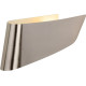 Applique design trapèze en acier chrome Inozy