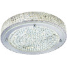 Plafonnier métal et cristal Ø 40 cm design LED Florida