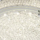 Plafonnier métal et cristal Ø 30 cm design LED Florida