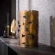 Lampe à poser industrielle en métal bronze antique Patsy