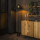 Lampadaire moderne en acier anthracite Cosmic Lampadaire moderne en acier anthracite Cosmic