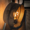 Lampe de table industrielle en métal anthracite Zoeline
