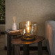 Lampadaire moderne en verre ambré Ø 29 cm Hoggy Lampadaire moderne en verre ambré Ø 29 cm Hoggy