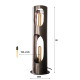 Lampadaire industriel en métal noir H 71 cm Spicie
