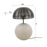 Lampe de table industrielle en métal Ø 31 cm Rondo