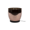 Lampadaire moderne en verre cuivré Ø 33 cm Hoggy