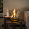Lampadaire moderne en verre ambré Ø 33 cm Hoggy