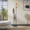 Lampadaire moderne métal et verre tricolore H 168 cm Cocoon