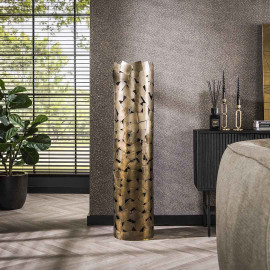 Lampadaire industriel en métal bronze antique Patsy