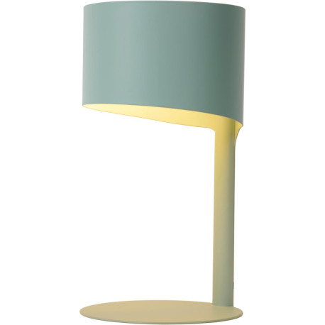 Lampe à poser vintage en métal bleu pastel Estelle
