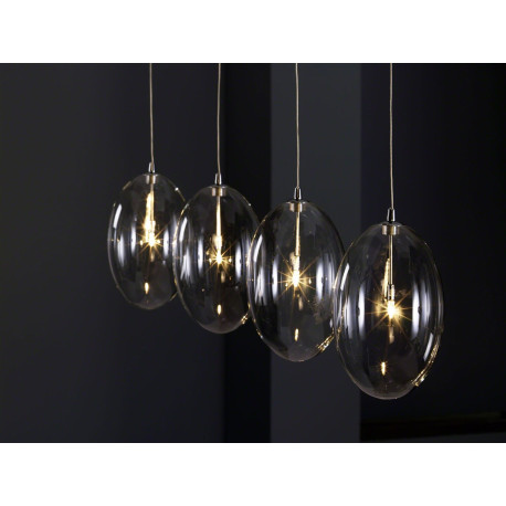 Suspension contemporaine en verre Heliphea