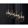 Suspension contemporaine en verre Heliphea