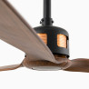 Ventilateur de plafond Copper Fan noir mat Ø128 cm