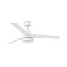 Ventilateur de plafond ICE blanc Ø132 cm avec LED et haut-parleur Bluetooth