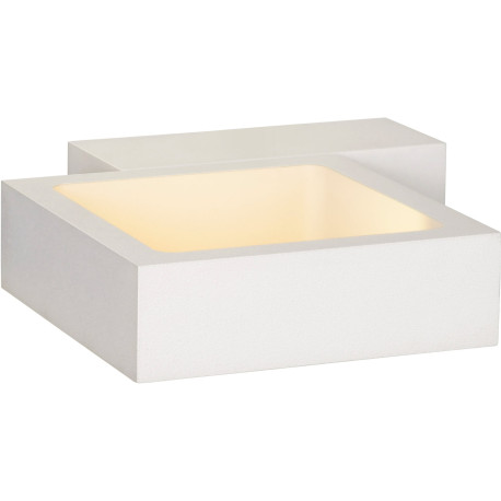 Applique led design carré blanche Mirra
