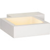 Applique led design carré blanche Mirra