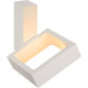 Applique led design carré blanche Mirra
