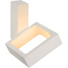Applique led design carré blanche Mirra