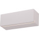 Applique design rectangulaire blanche Safira 22 cm