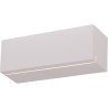 Applique design rectangulaire blanche Safira 22 cm