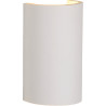 Applique classique blanche arrondie Sloan
