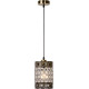 Suspension style antique métal bronze Alexandria