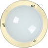 Plafonnier classique en verre beige Ada