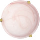 Plafonnier classique en verre opaque rose Ø30 cm Adelie