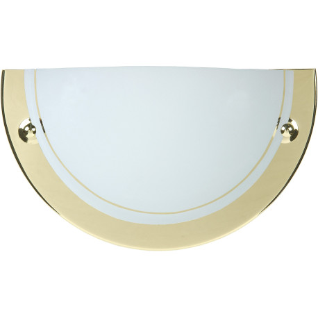 Applique classique demi-cercle verre beige Adenora