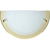 Applique classique demi-cercle verre beige Adenora