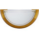 Applique classique demi-cercle verre marron Adenora
