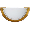Applique classique demi-cercle verre marron Adenora