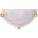 Applique classique en verre opaque rose Adelia