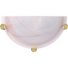 Applique classique en verre opaque rose Adelia