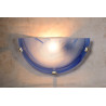 Applique classique en verre opaque bleu Adelia