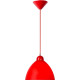 Suspension contemporaine plastique rouge Candy