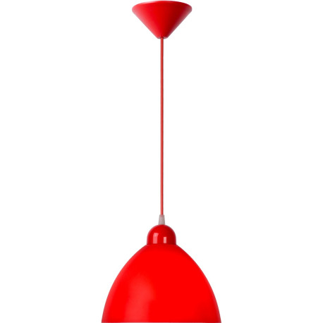 Suspension contemporaine plastique rouge Candy