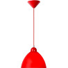 Suspension contemporaine plastique rouge Candy