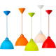 Suspension contemporaine plastique rouge Candy