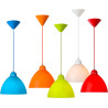 Suspension contemporaine plastique orange Candy