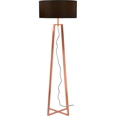 Lampadaire design en acier effet cuivre Aubade