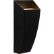 Applique moderne en aluminium noir LED Cara