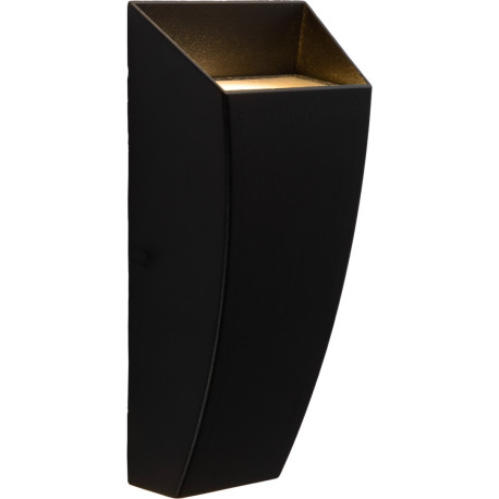 Applique moderne en aluminium noir LED Cara