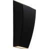 Applique moderne en aluminium noir LED Cara