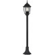 Lampadaire vintage aluminium noir Edinson